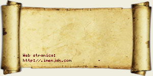 Sara Rakita vizit kartica